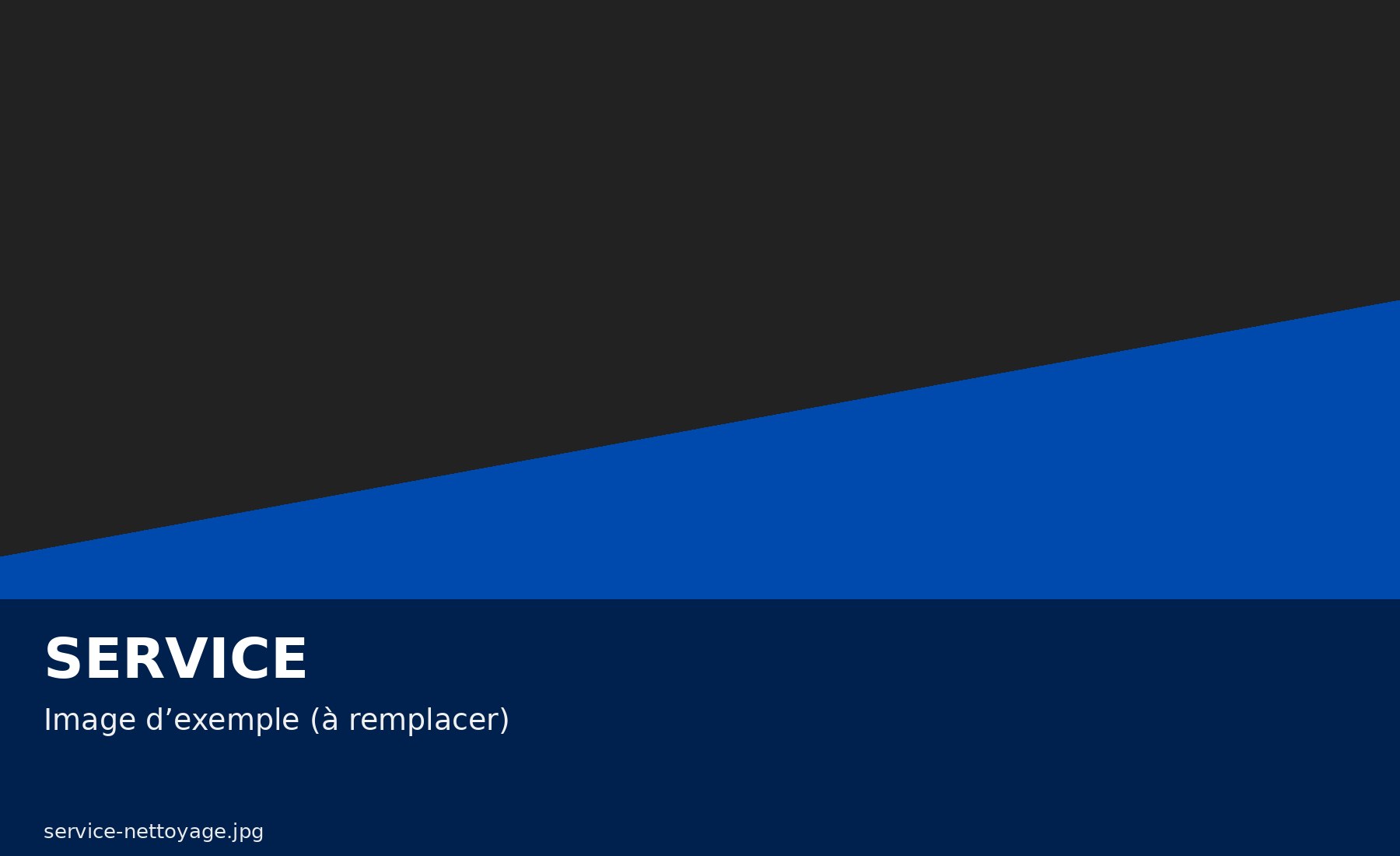 Nettoyage dallage (exemple)