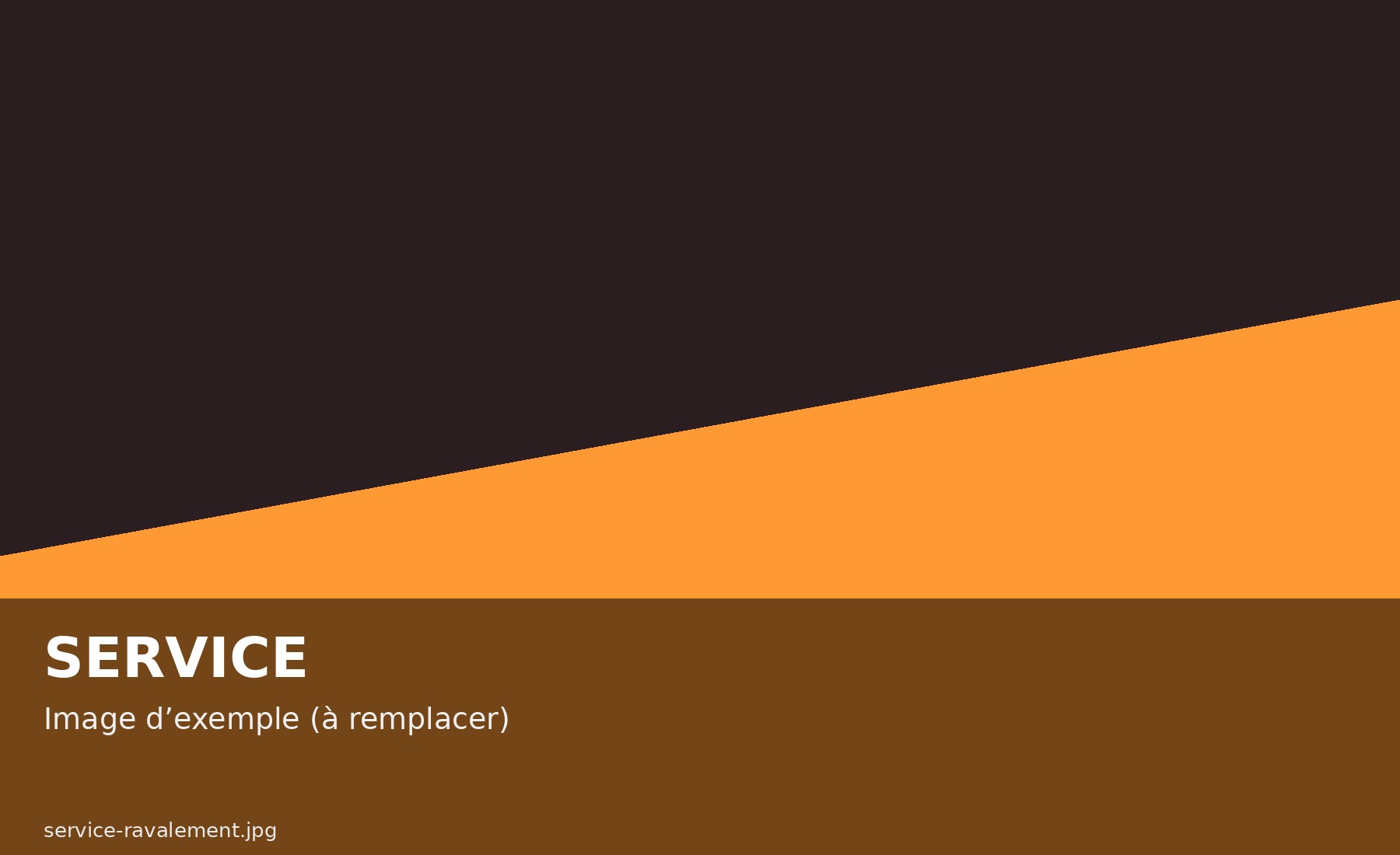 Ravalement de façades (exemple)