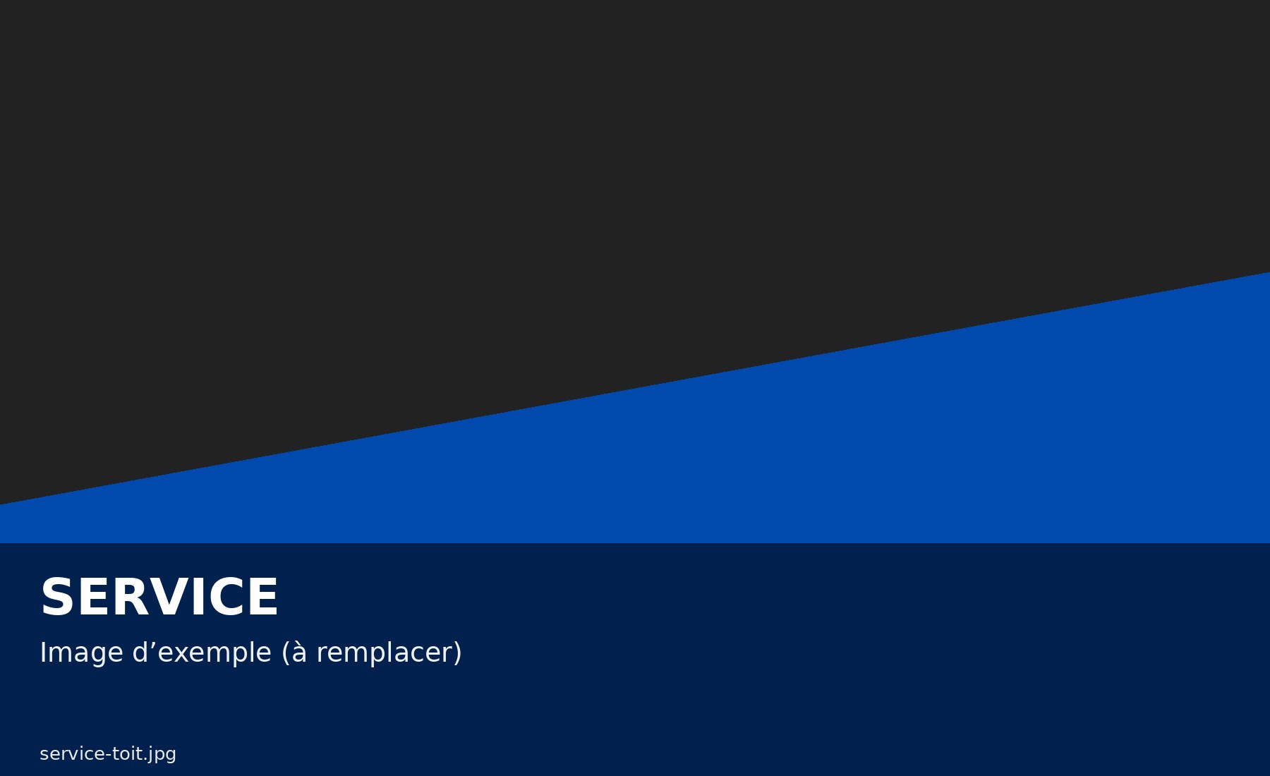 Couverture de toit (exemple)